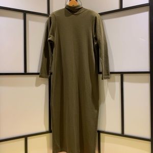 Vintage 80’s Military Green Dress